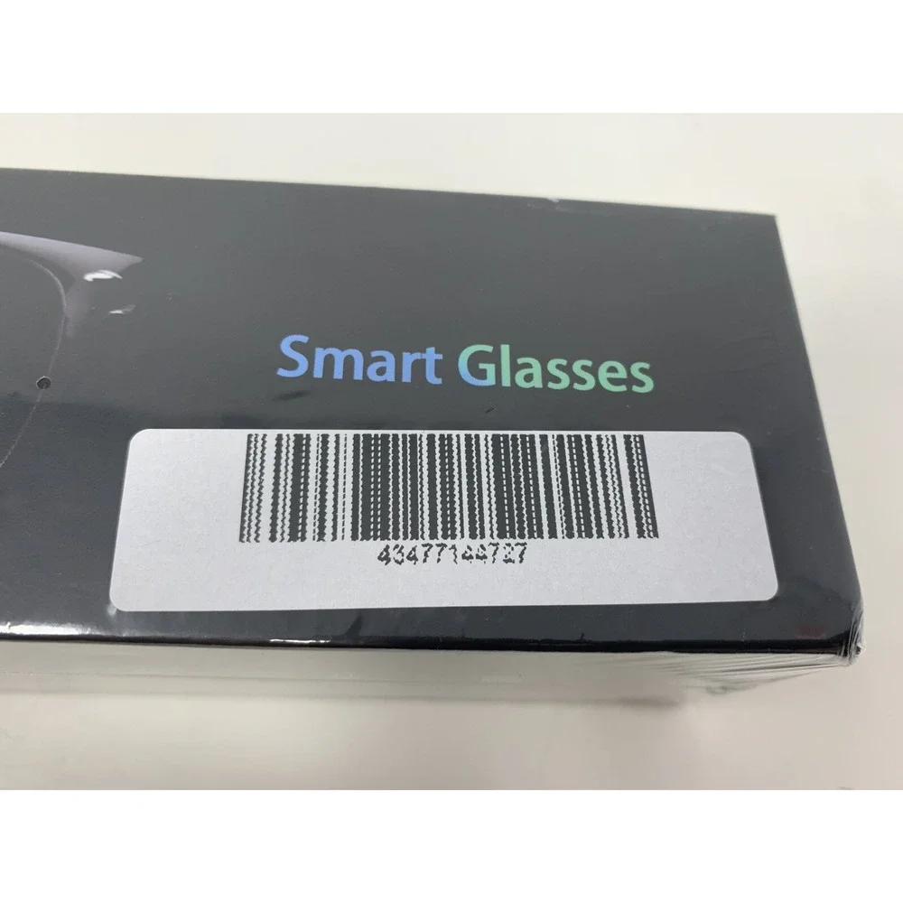 Senbono‎ Black Square Smart Sunglasses Model E13 Mirror Frame New In Box